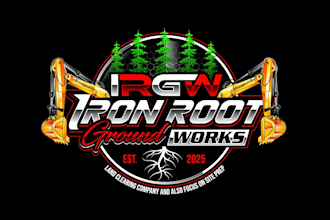 create professional and specially excavation logo design