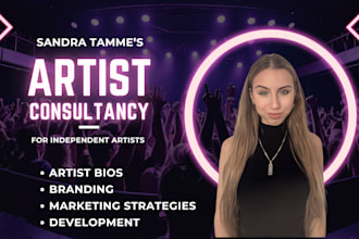 help independent artists with branding, bios, and career strategy