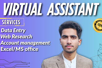 be your virtual assistant to provide you services