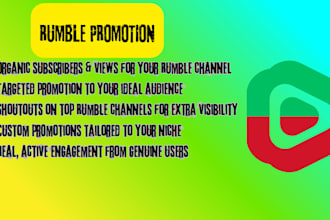 manage you massive rumble channel growth and rumble views