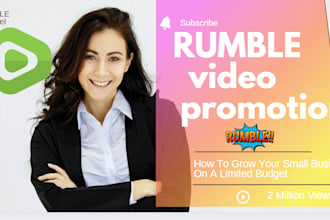 organic rumble video promotion channel promotion
