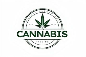 design modern marijuana, weed and cannabis business logo