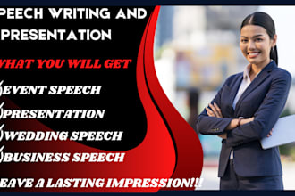 write a professional engaging speech for conference presentation or any occasion