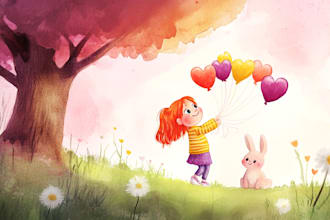 children book illustration and children book illustration