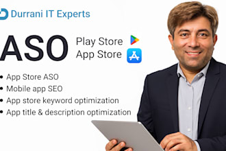 provide aso and marketing for ios and android apps