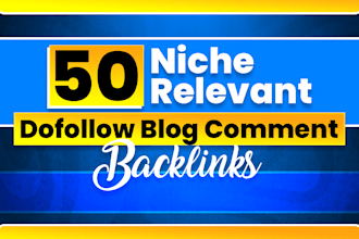 do trusted niche relevant dofollow blog comment backlinks