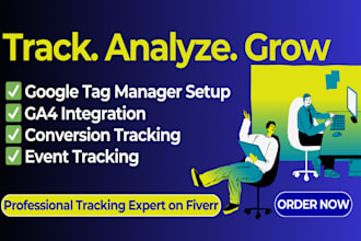 setup ga4 and GTM expert tracking for websites and ecommerce