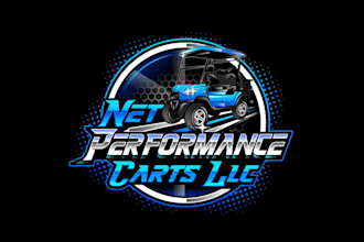 create creative and good looking golf cart logo design