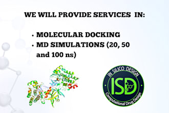 molecular docking and MD simulations 20 50 100 ns