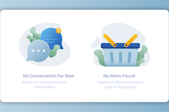 design engaging empty state illustrations for apps and websites
