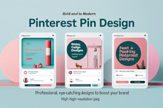 design high quality pinterest pins  and graphics for blogs and traffic