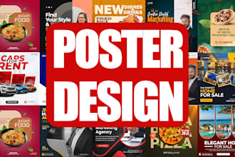 design posts, image ads for any social media platform