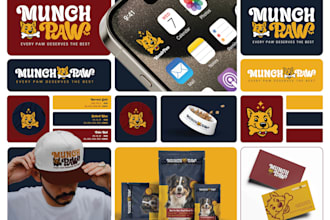 create custom pet logo and animal branding design