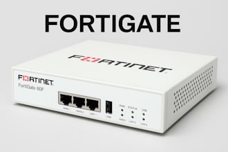 configure and manage fortinet fortigate firewall for secure networking
