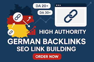 high authority german backlinks SEO link building from germany