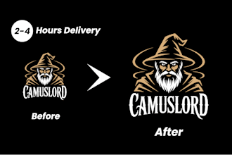 redesign rebrand refresh fix vectorize your modern minimalist business logo