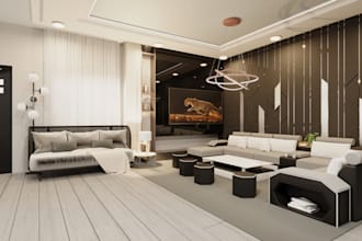 design luxury interior spaces with realistic 3d renderings