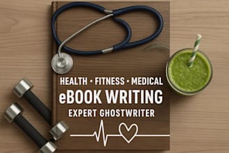 write health, fitness and medical ebooks professional ghostwriter
