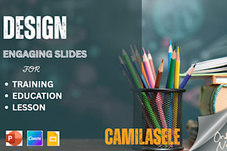 design academic, training educational powerpoint presentation custom templates