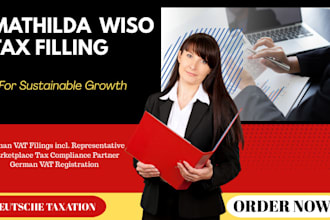 provide proficient german vat tax consultant elster wiso tax filling
