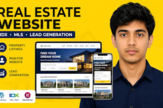 design property listing website home valuation pages lead capture form wordpress