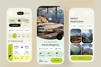 develop travel app, tour app, reservation app, restaurant app, hotel booking app