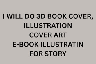 create ebook cover illustration and cover art