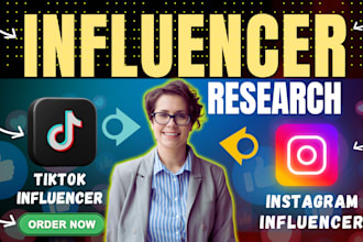 find best instagram and tiktok influencer leads for marketing campaign