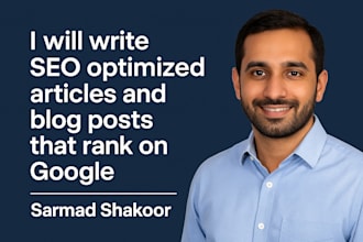 write SEO blog posts and articles