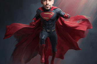 draw a superhero character