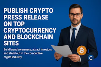 do crypto promotion via press release on top crypto news sites