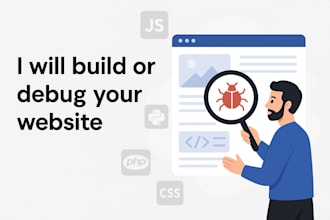 build and debug fix your website