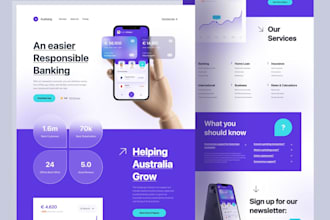 create a secure, compliant fintech website and loan app UI UX