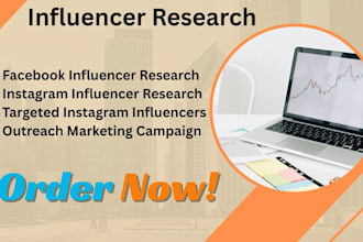 do instagram and facebook influencer outreach research