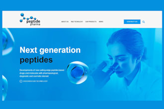 create woocommerce peptide supplement website nutraceutical supplement store