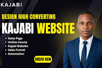 design kajabi online course, kajabi website, kajabi landing page kajabi