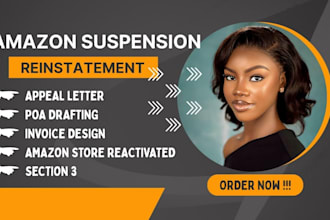 reinstate suspended amazon account etsy ebay shop poa appeal letter section 3