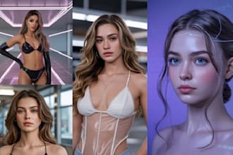 create a realistic ai influencer model for instagram, tiktok, onlyfans or fanvue