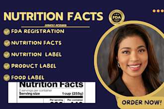 create nutrition facts, nutrition label fda label do fda registration, eu, cifia