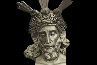create realistic 3d models of head, bust, and full body