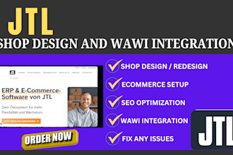 build professional jtl shop or shopware ecommerce seo store theme and plugins