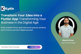 develop a flutter app for cross platforms