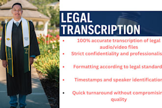 provide accurate and confidential legal transcription