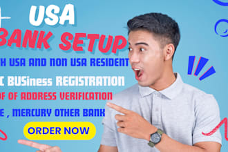 create usa business bank register a wyoming llc, open usa bank account, do boi