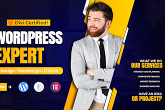 be your certified divi specialist for custom site design and wordpress expert