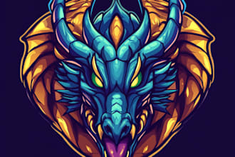 create a fantasy game logo
