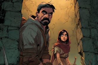 create comic book illustration comic script