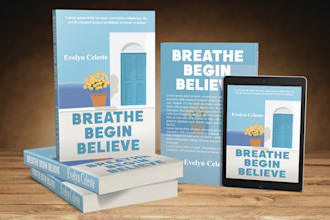 design kindle, paperback and audiobook covers professionally