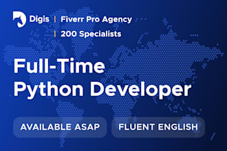 provide a full time python developer