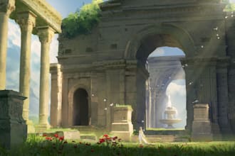 design 3d game  environment virtual world builder VR game environment game map